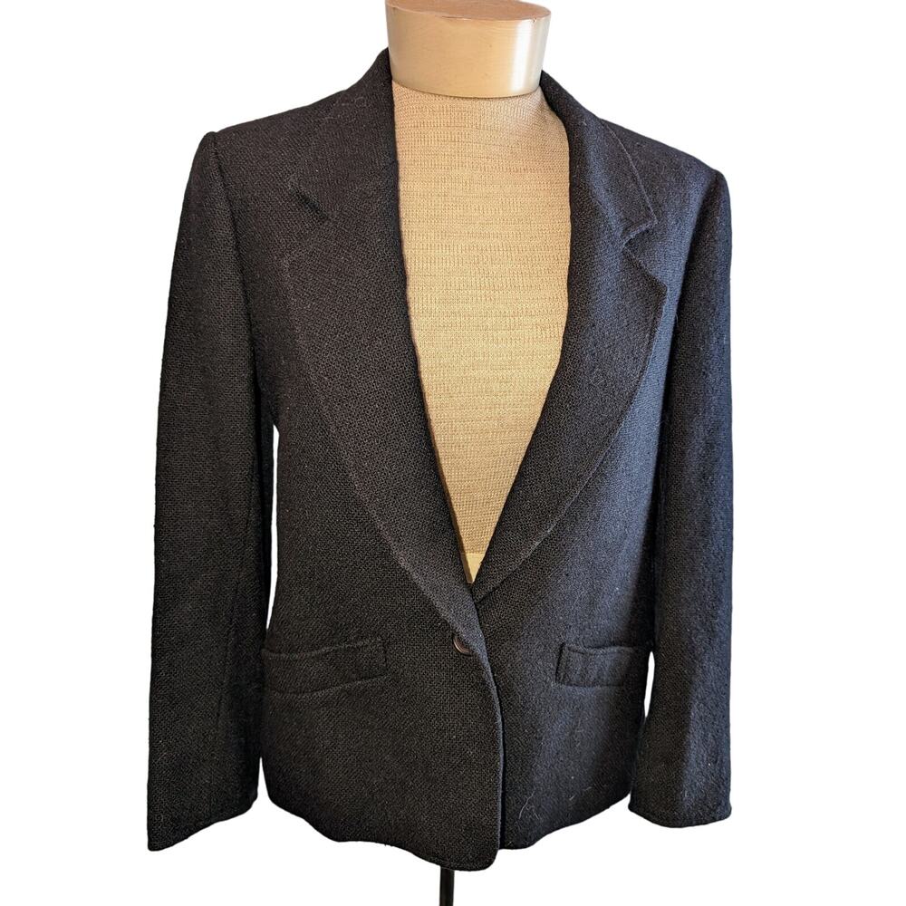 VTG Pendleton Petite Virgin Wool One Button Blazer Size 6 (petite)